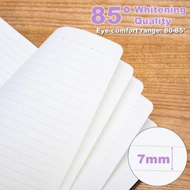 ​​Hardcover Work Spiral Notebook - Lined A5 Journal for Professional Use, Coil Bound with Elastic Closure, Starry Sky Design for Women & Men​​