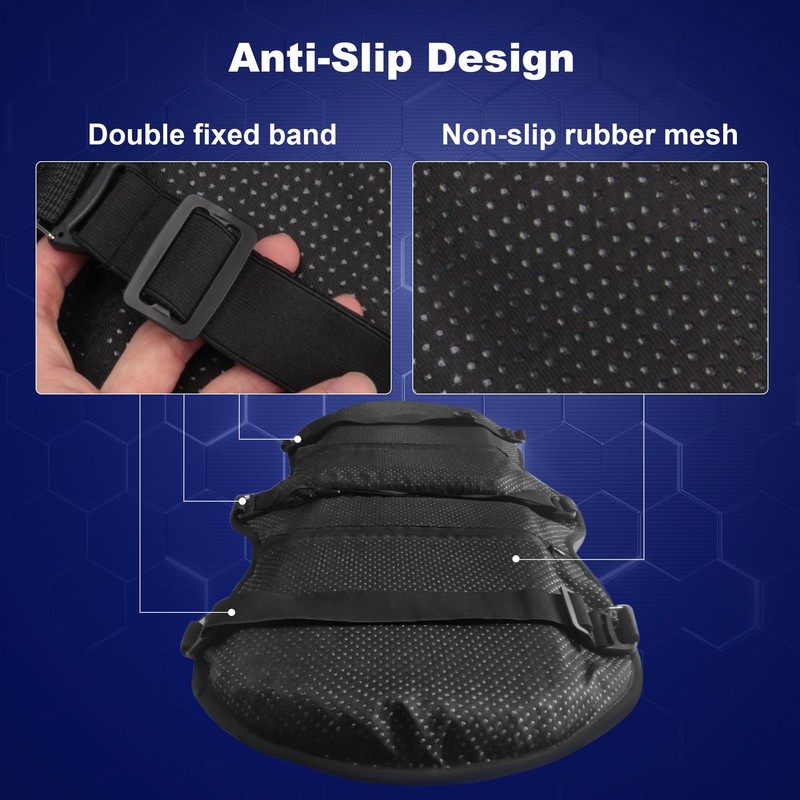 JAGASOL Motorcycle Gel Seat Cushion - Ultimate Comfort for Bike