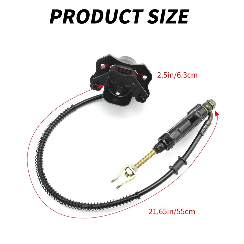 ZUDKSUY 1 PC Rear Brake Master Cylinder Caliper Assembly Replacement