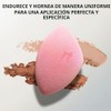 REAL TECHNIQUES, Esponja Miracle Powder, para Maquillaje en Polvo, Aplicación