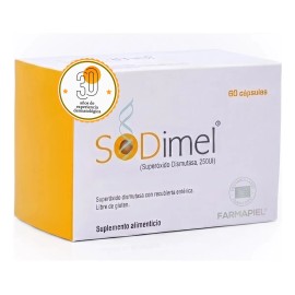 Suplemento Superóxido Dismutasa Sodimel Aminoácidos Ceramidas Antioxidante Antiedad Cápsulas