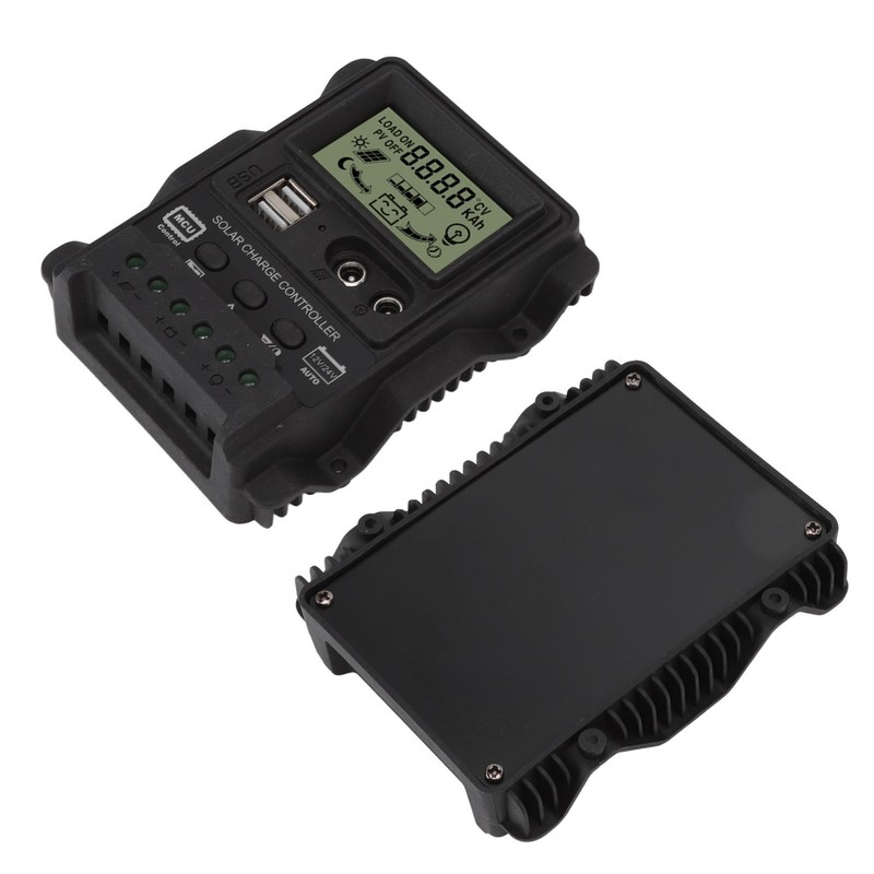 K1688 Solar Charge Controller PWM Dual DC with Black Shell