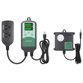 Inkbird ICC-500T CO2 Controller CO2 Meter Carbon Dioxide Controller for Grow Room and CO2 Generator, with CO2 Sensor for Home Grower (CO2 Controller + S01 Sensor)