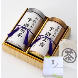 Kiyoizumi Uji Tea Gift, 5.3 oz (150 g) x 2, Gyokuro, Sencha, Ujicha, Luxury Gift, Green Tea Set, Includes Handbag, Tea Leaves, Tea Gift, Buddhist Offering, First Bon, Obon Festival, Obon (Shinbon,