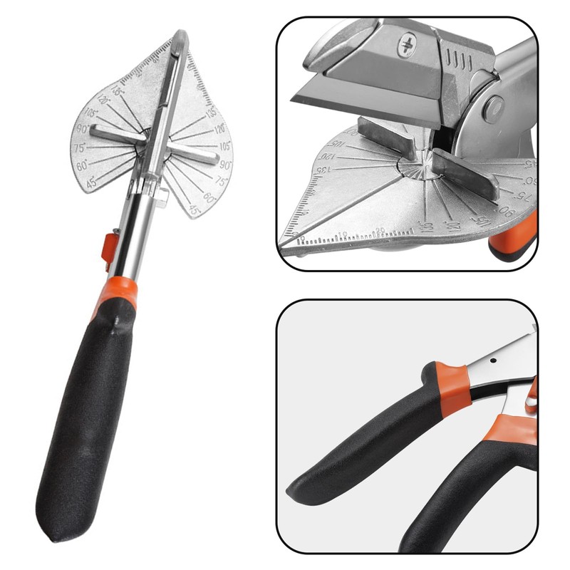 GIONAR Miter Shears, 45 to 135 Degree Trunking Cutter Trim