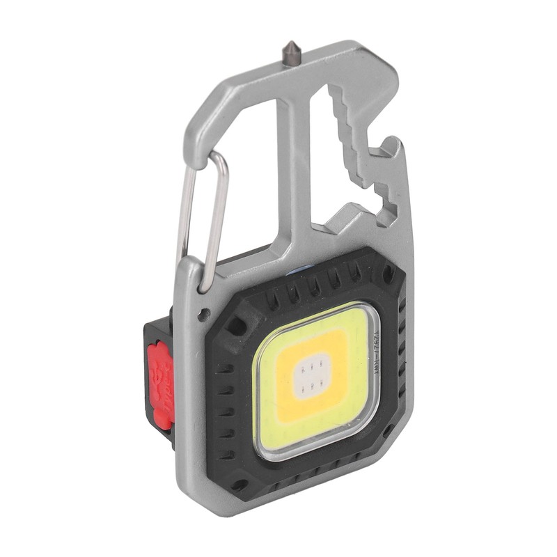 Keychain Work Light USB Charging Portable Pocket LED Flashlight Multifunctional