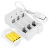 gernie Charger USB Charger Power for A03 AAA, Abs Battery