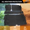HUYINPJ Cargo Mat Backrest Mat Compatible with 2021-2024 Jeep Wrangler