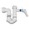 Multi-fit Sink Swivel P Trap with a 135 Degree Nozzle