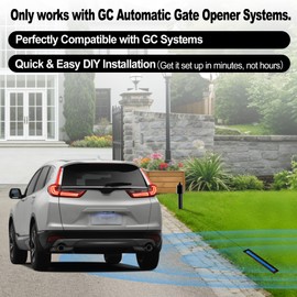 Vehicle Sensor (AXWV Wireless Sensor) - for Ghost Controls Automatic Gate Openers, Wireless Driveway Detector, Requires Compatible GC System & Programmed Remote
