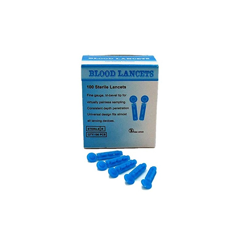 eFast Auto Lancing Device Plus 100 28-G Sterile-Tip-Lancets