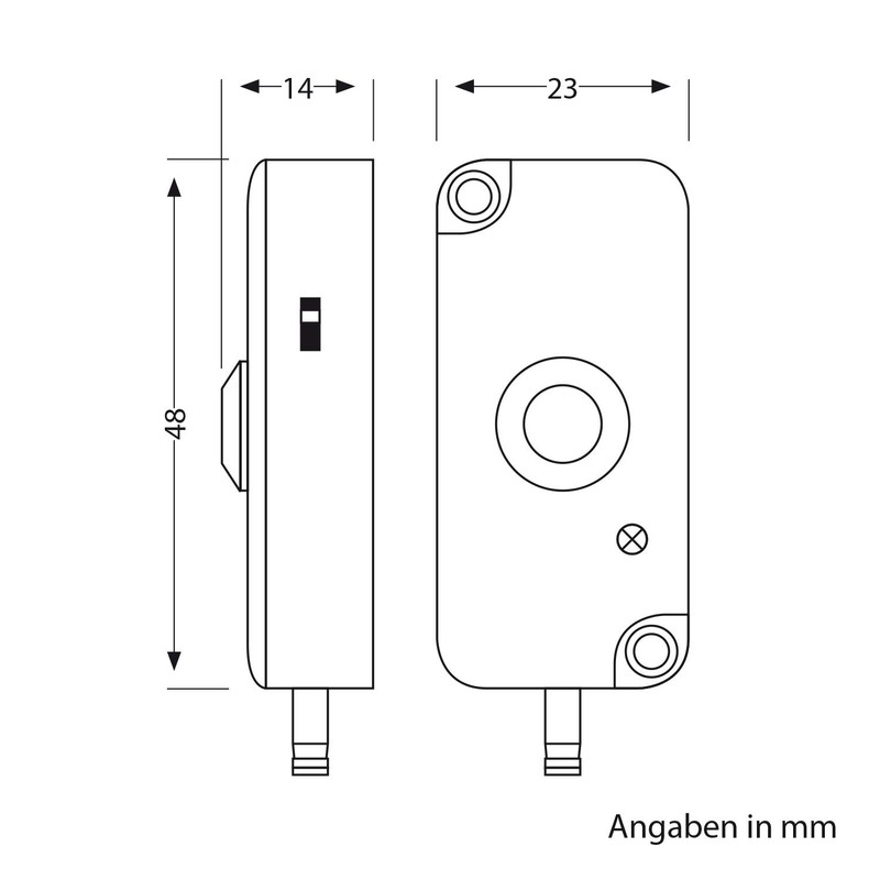 ledscom.de Motion Sensor for ATOM Plug-In System White