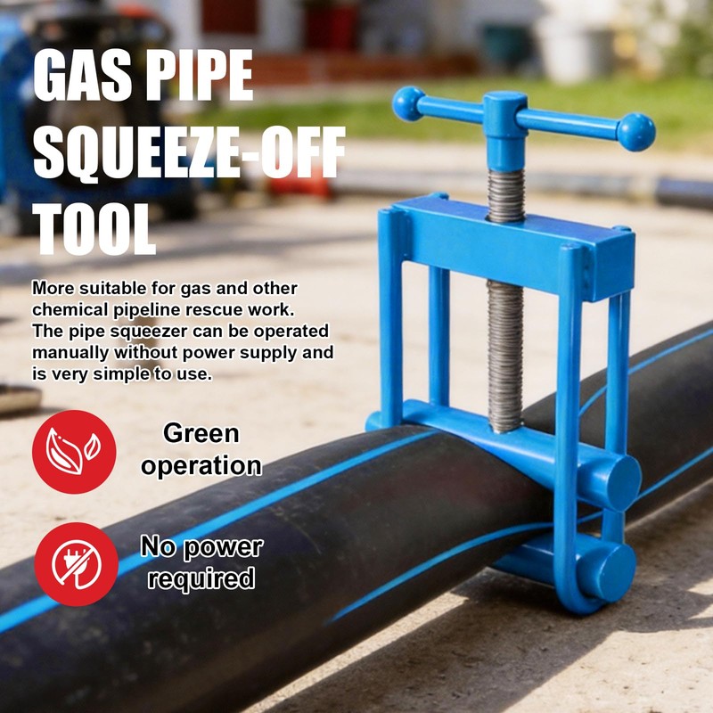 Alwalkee Water Shut Off Tool, 0.5-4 Inch Emergency Pipe Squeeze