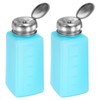 sourcing map 2pcs Solvent Alcohol Dispenser 250ml(8.5oz) Push Down Liquid