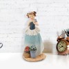 Victorian Girl Resin Ornament Exquisite Cute Stable Desktop Resin Handicraft