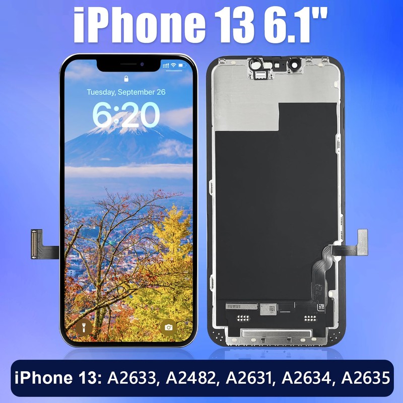 Brinonac for iPhone 13 Screen Replacement Kit, 6.1" Full HD