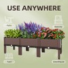 Growchum Modular Raised Garden Bed Kit – DIY Stackable Plant