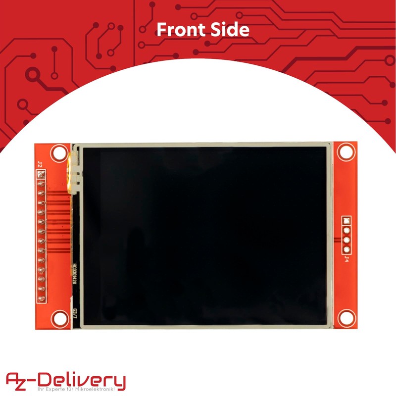 AZDelivery 3 x 2.8 Inch LCD TFT Touch Display -