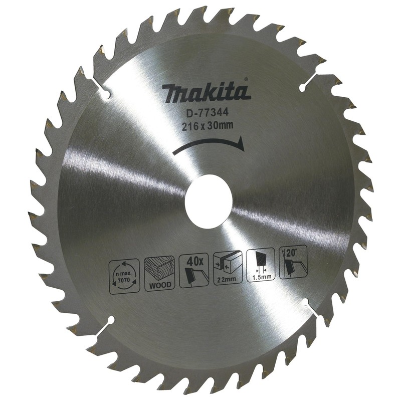 Makita D-77344 TCT Sägeblatt 216x40x40T Holz