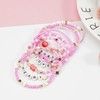 Jocbean Beaded Stackable Bracelets Love Heart Charm Stretch Bracelet for