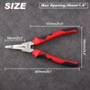 LEONTOOL Locking Ring Pliers for Axles Tip Straight Special Ring