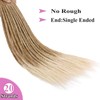 Samtress 24 Inch Dreadlock Extenisons 20 Strands Copper Red Single