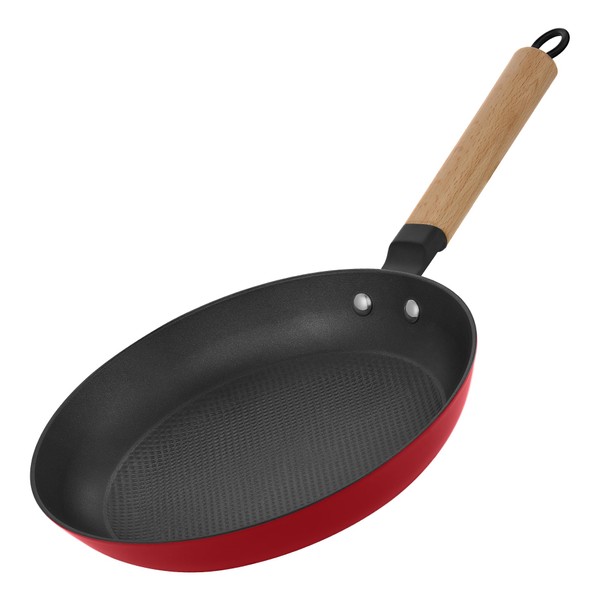 YUTANN 12" Pre-seasoned Cast Iron Skillet,Enamel Non-stick Frying Pan with