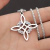 Collar Dije Nudo De Bruja Irlandés Amuleto Brujería Celta Wicca