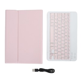Tablet Keyboard Case for Xiaomi for Redmi Pad SE 11in 2023 33ft Wireless Distance Tablet Case with Bluetooth Keyboard Pink