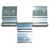 (2) Offset Aluminum 3 Leaf Trailer Cabinet Compartment Door Hinges/Aluminum