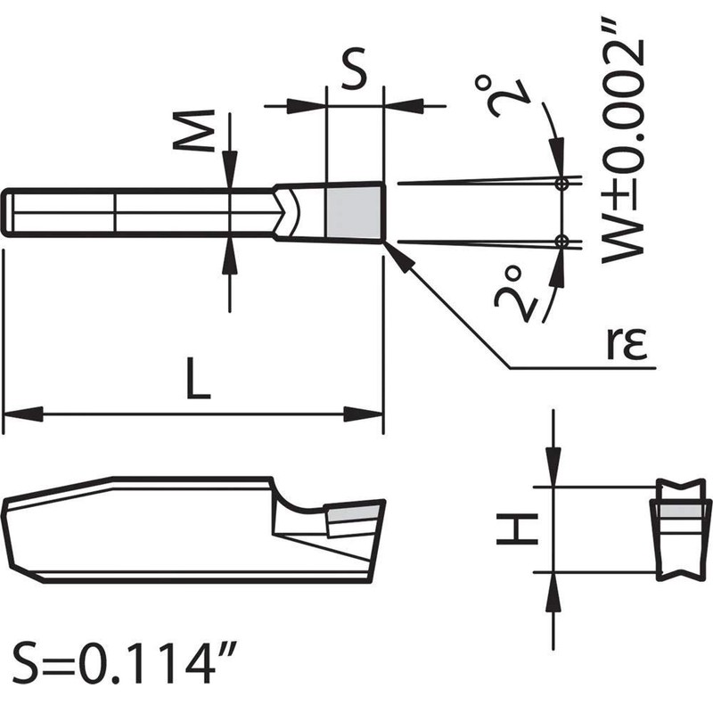 Kyocera (Kyocera) Groove Slot for Chip Diamonds kpd001 gmn3 