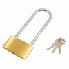 TRIXES Extra Long Shackle Padlock 120mm Long Lock 3 Keys