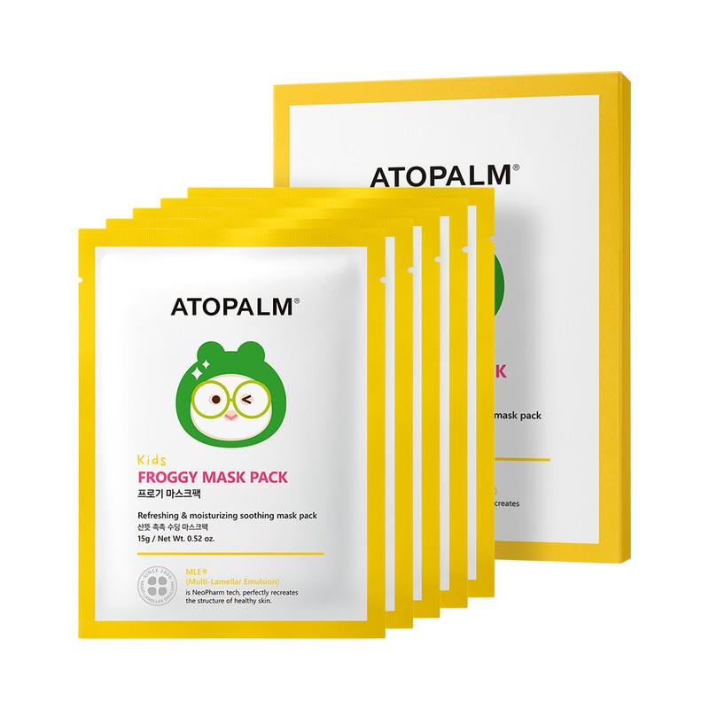 Atopalm [Aged 4-10] Atopalm Kids Mask Pack 5 Pieces, Choose