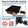 Prestantious Catch Basin Gutter Downspout Extensions, 12"×12" Low Profile Catch
