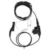 7.1mm Throat Mic Earpiece Retractable Walkie Talkie Headset with U94