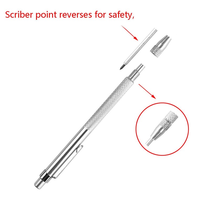Tungsten Carbide Scriber with Magnet - Aluminum Etching Engraving Pen