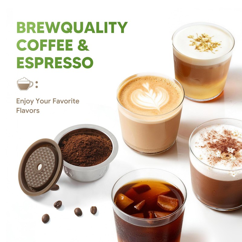Refillable Coffee Pods for Nespresso Vertuo,1pcs,7.7oz