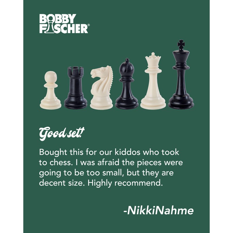 Bobby Fischer® Learn to Play Chess Set Board Game