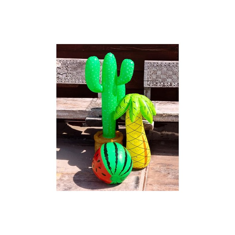 Boland 52078 Inflatable Watermelon, 35 cm, Water Toy, Decoration, Party