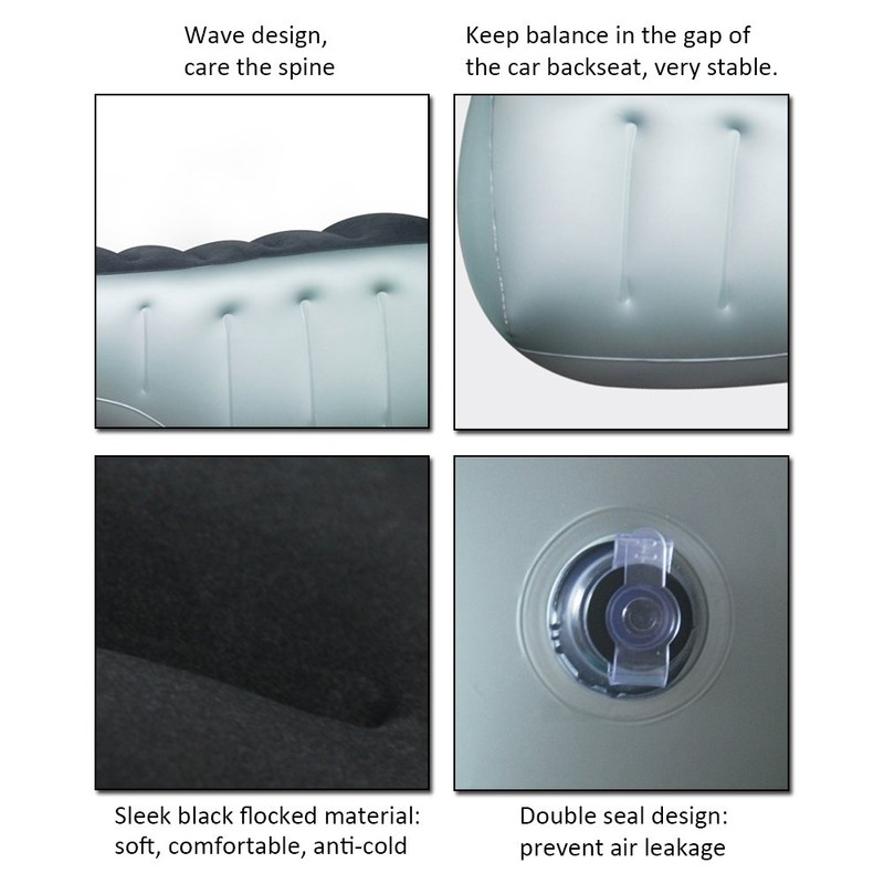 FMS Car Travel Inflatable Mattress Back Seat Gap Pad Mattress