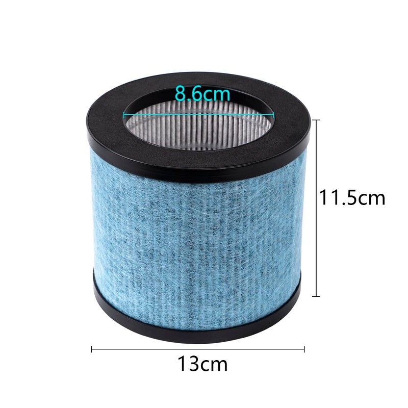 FFyan 3 in 1 H13 Genuine HEPA Filter Replacement for