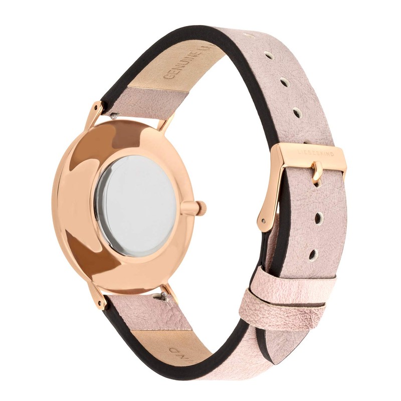 Liebeskind Berlin Ladies’ Analogue Quartz Watch 38 mm, Rosa-ip rose