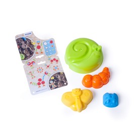Miniland Miniland45215 Set 4 Sand Molds, Multi-Color