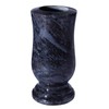 Afvarir Cemetery Granite Vase for Grave, Natural Stone Heavy Headstone