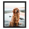 ArtToFrames 21x21 inch .75 Satin Black Stem - .5 Rabbet
