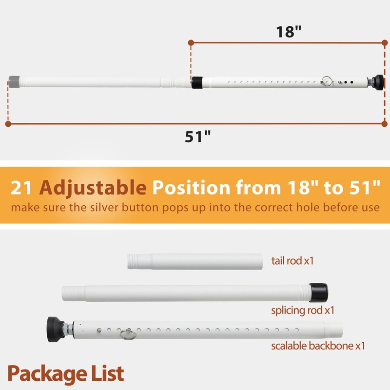 2-in-1 Upgraded Door Security Bar & Sliding Patio Door (2