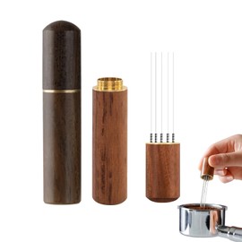 Set of 2 Coffee Needle Distributor Set, Coffee Powder Needle, Coffee Distributor, Espresso Distribution Tool, Coffee Mixing Tool, for Stirring Various Coffee Powders to Avoid Lumps