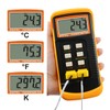 Digital Thermocouple Thermometer Type K (-50~1300°C) Dual Channel 4 Thermocouples