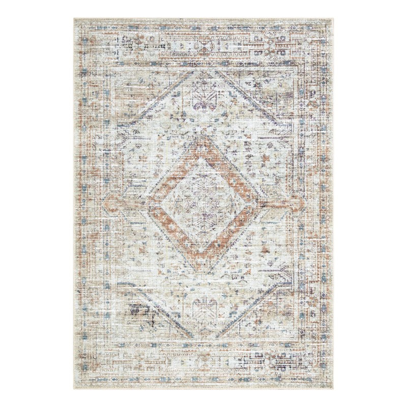 Bloom Rugs Washable Non-Slip 2' x 3' Rug - Peach/Beige