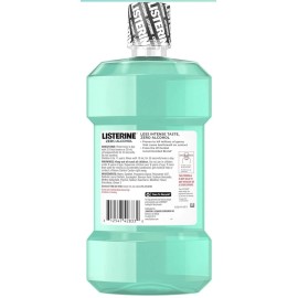 Listerine Zero Alcohol Cool Mint Mouthwash, Alcohol-Free, 1 L